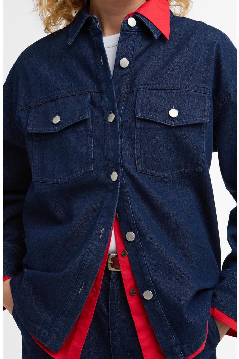 Maia Denim Shirt, Alternate, color, RINSE WASH