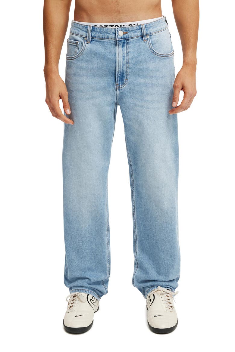 Men's Loose Straight Jean, Main, color, River Blue
