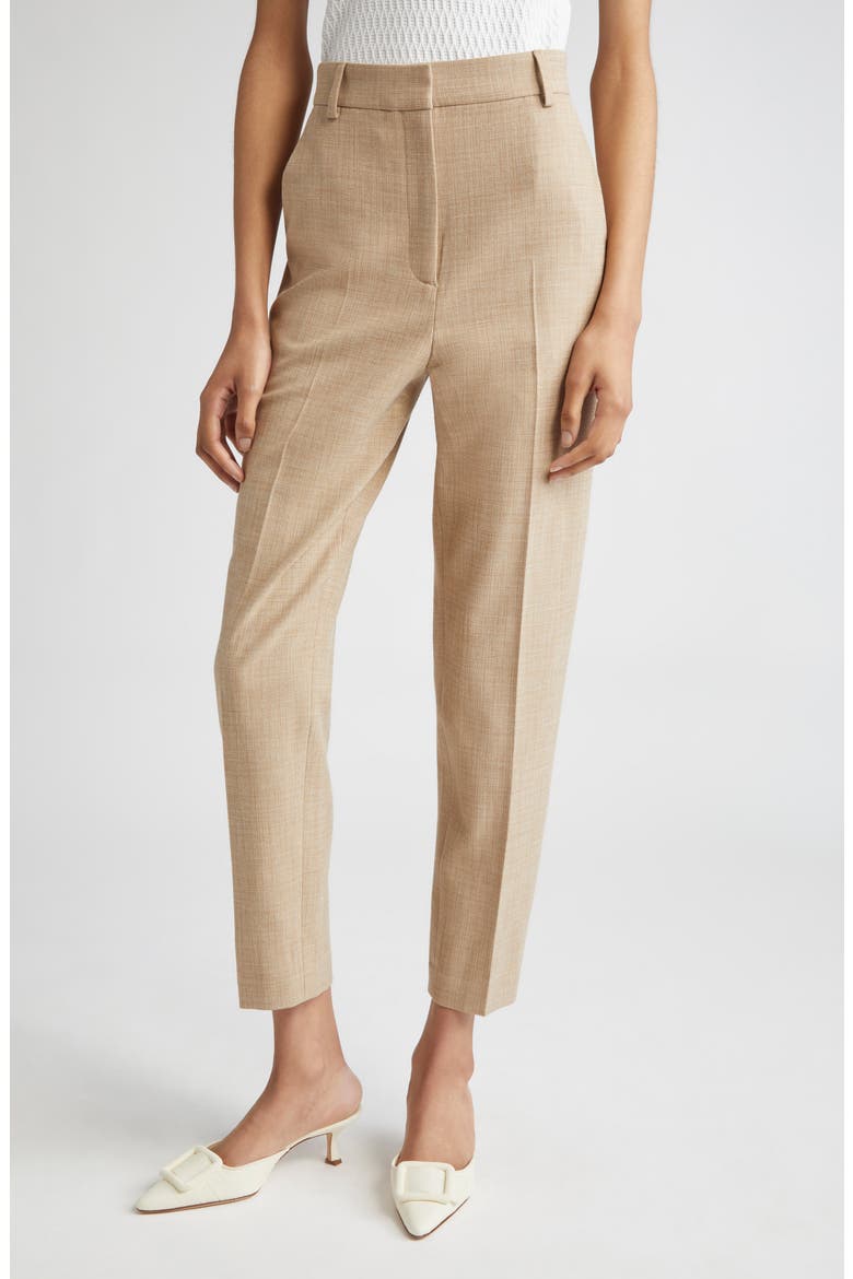 Heathered Stretch Suiting Ankle Pants, Main, color, AHGM ACORN/HAZE GRAY MULTI