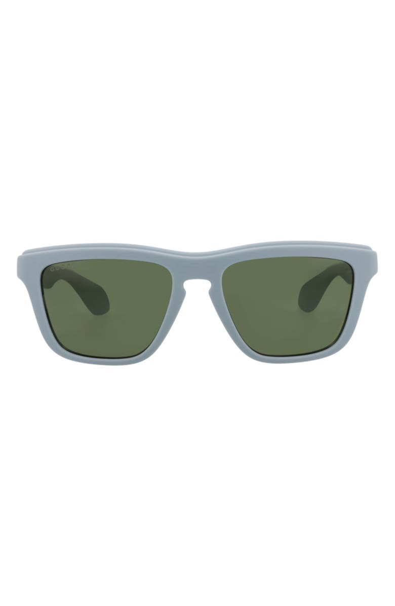 Gucci 55mm Square Sunglasses, Main, color, Light Blue Green