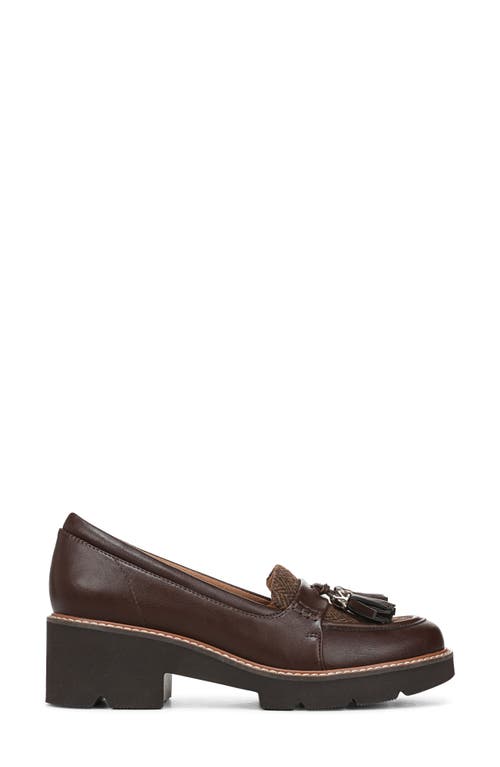 Naturalizer Wide Width Committed Platform Loafer In Brown