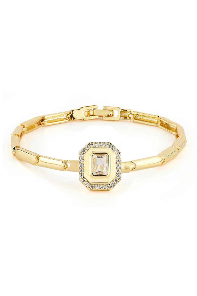 Cubic Zirconia Illusion Bracelet, Main, color, GOLD