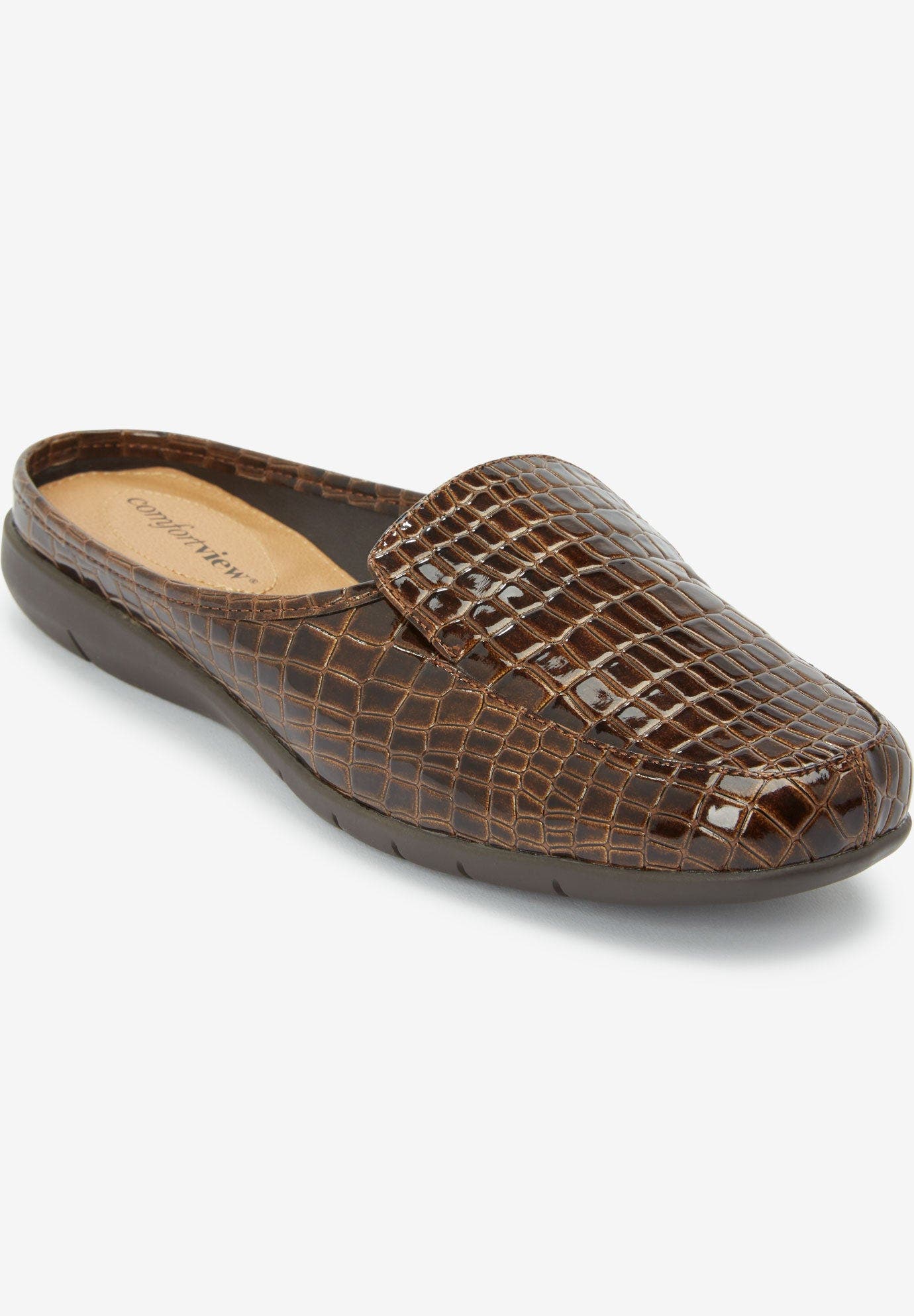 The Estelle Slip On Mule, Alternate, color, BROWN