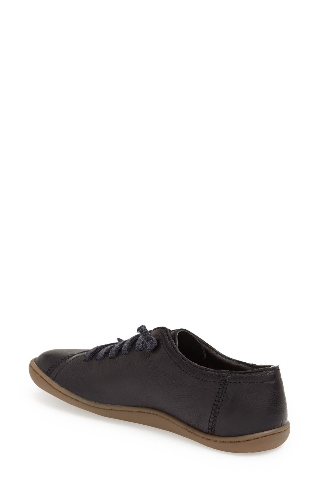 Camper 'Peu Cami' Leather Sneaker, Alternate, color, Black