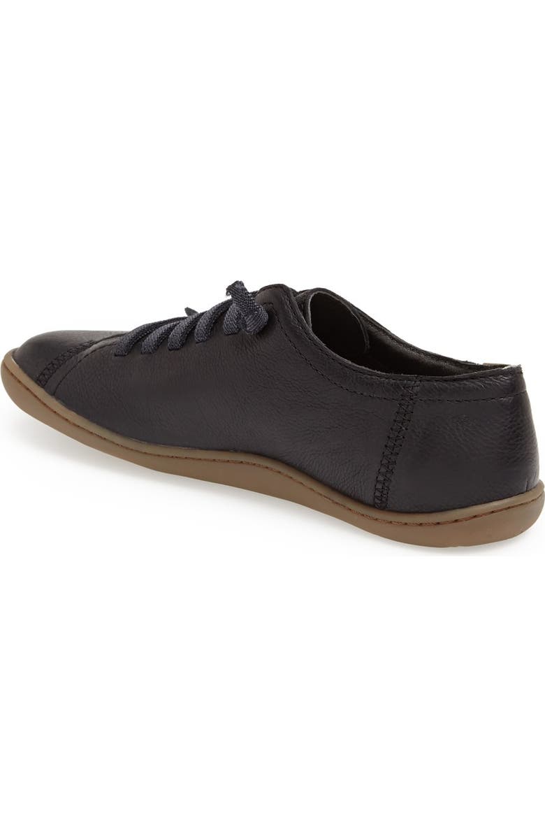 Camper 'Peu Cami' Leather Sneaker, Alternate, color, Black