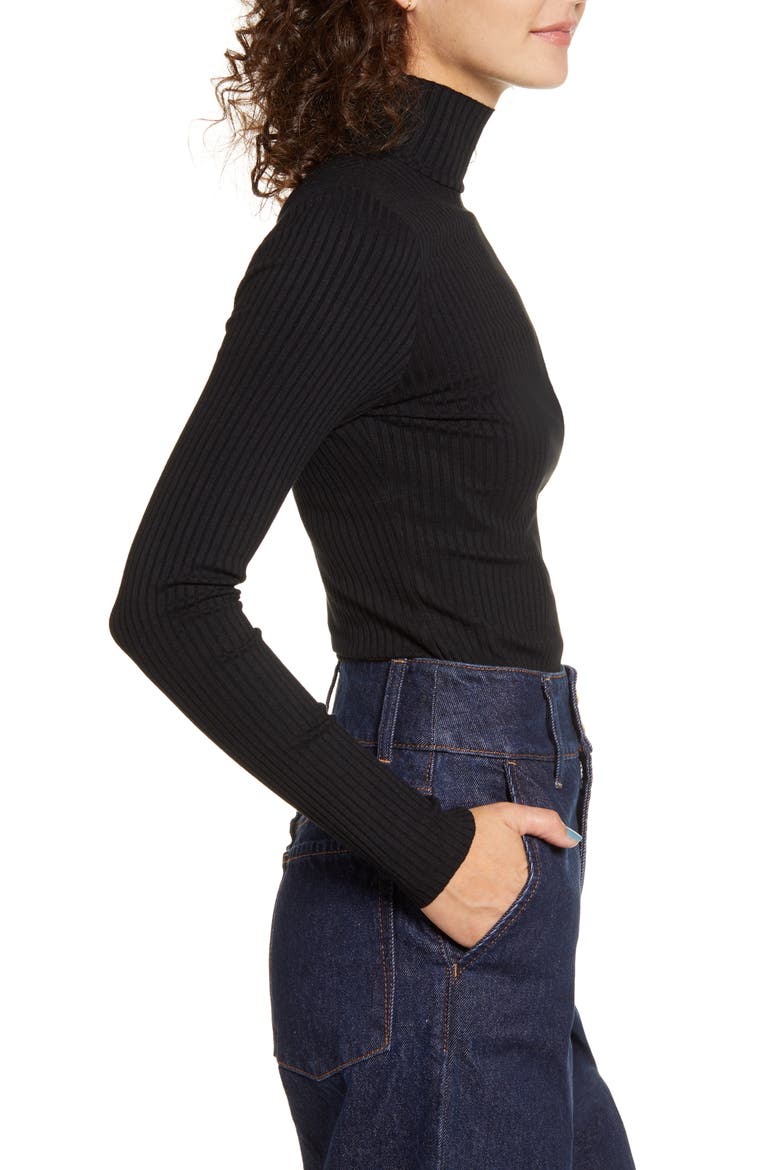 Luxe Rib Top, Alternate, color, BLACK RIB