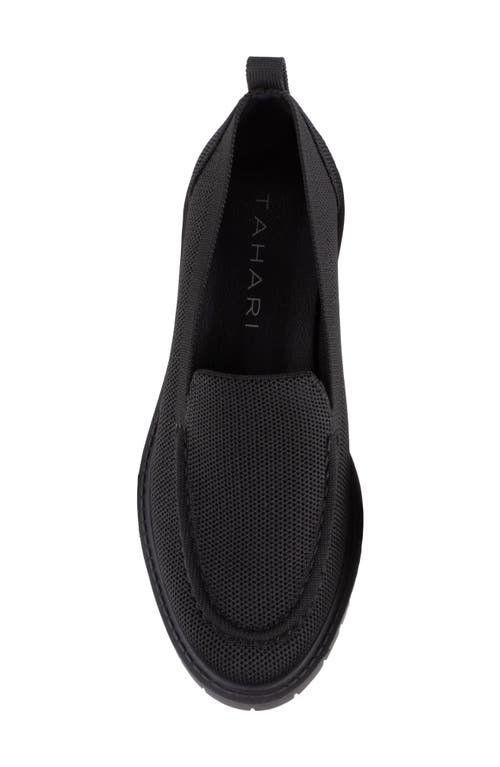 Tahari Siena Knit Loafer In Black