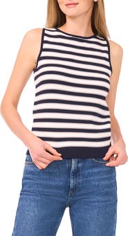 Halogen® Stripe Knit Tank
