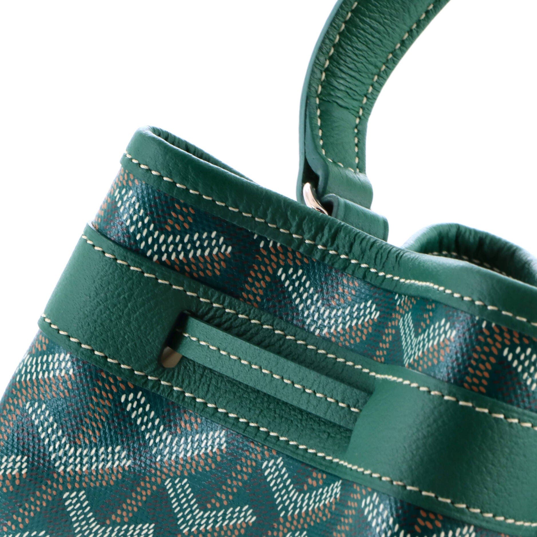 Petit Flot Bucket Bag Coated Canvas Mini, Alternate, color, Green