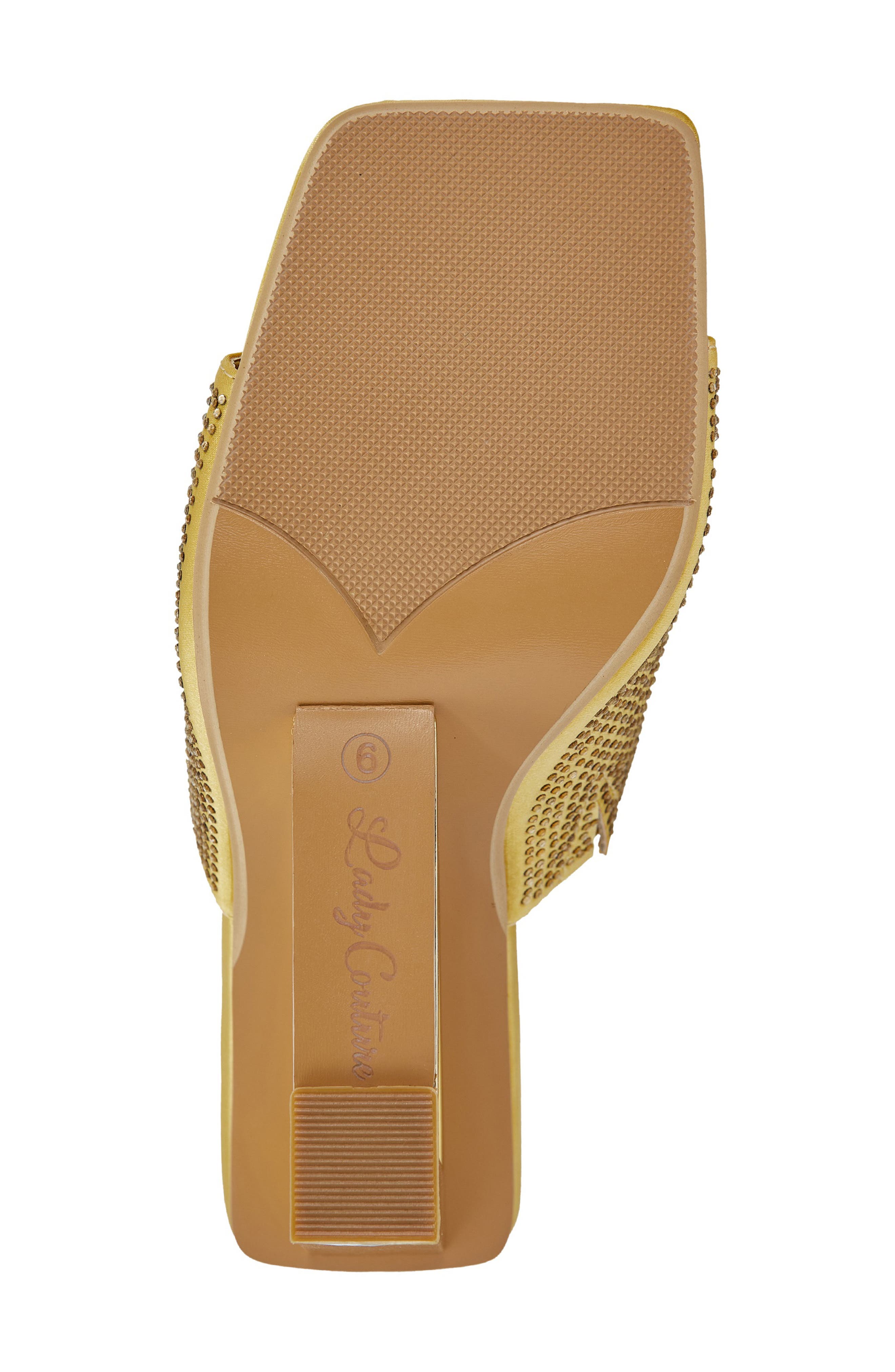 Rhinestone Wedge Slide Sandal, Alternate, color, GOLD