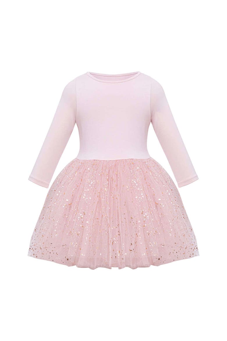 Sparkle Tulle Dress Set, Alternate, color, Pink Sparkle