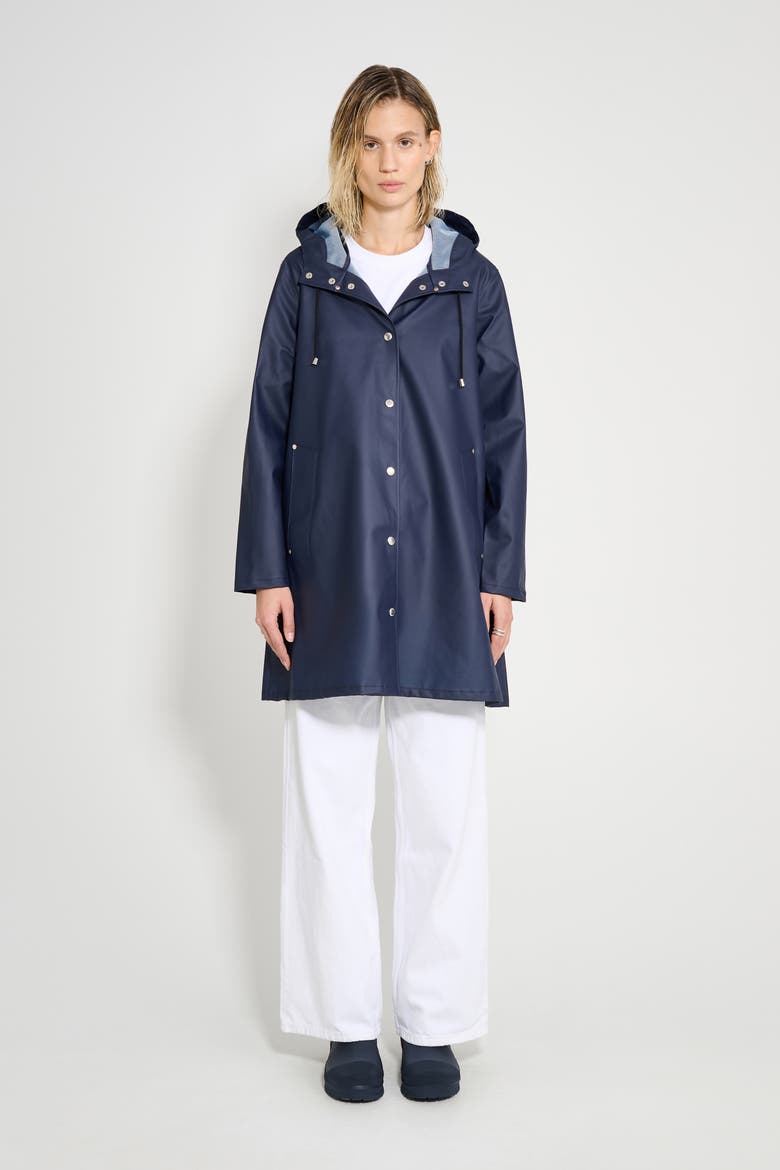 Mosebacke Lightweight Raincoat, Main, color, Navy