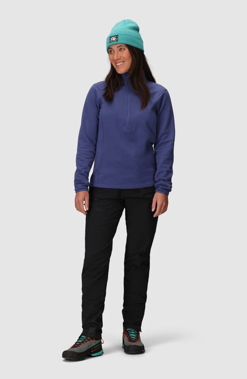 Outdoor Research Crescent Fleece Half Zip Pullover In Blue