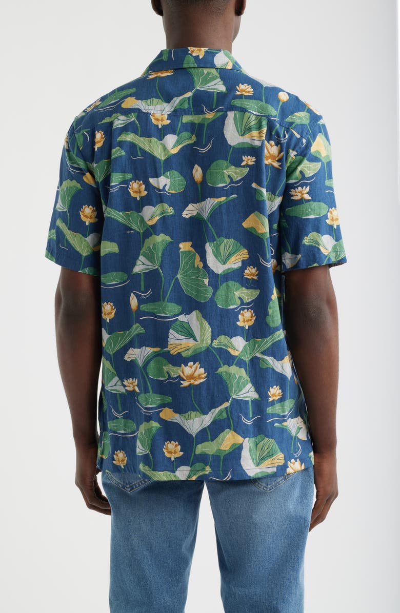Pendleton Floral Cotton Camp Shirt, Alternate, color,