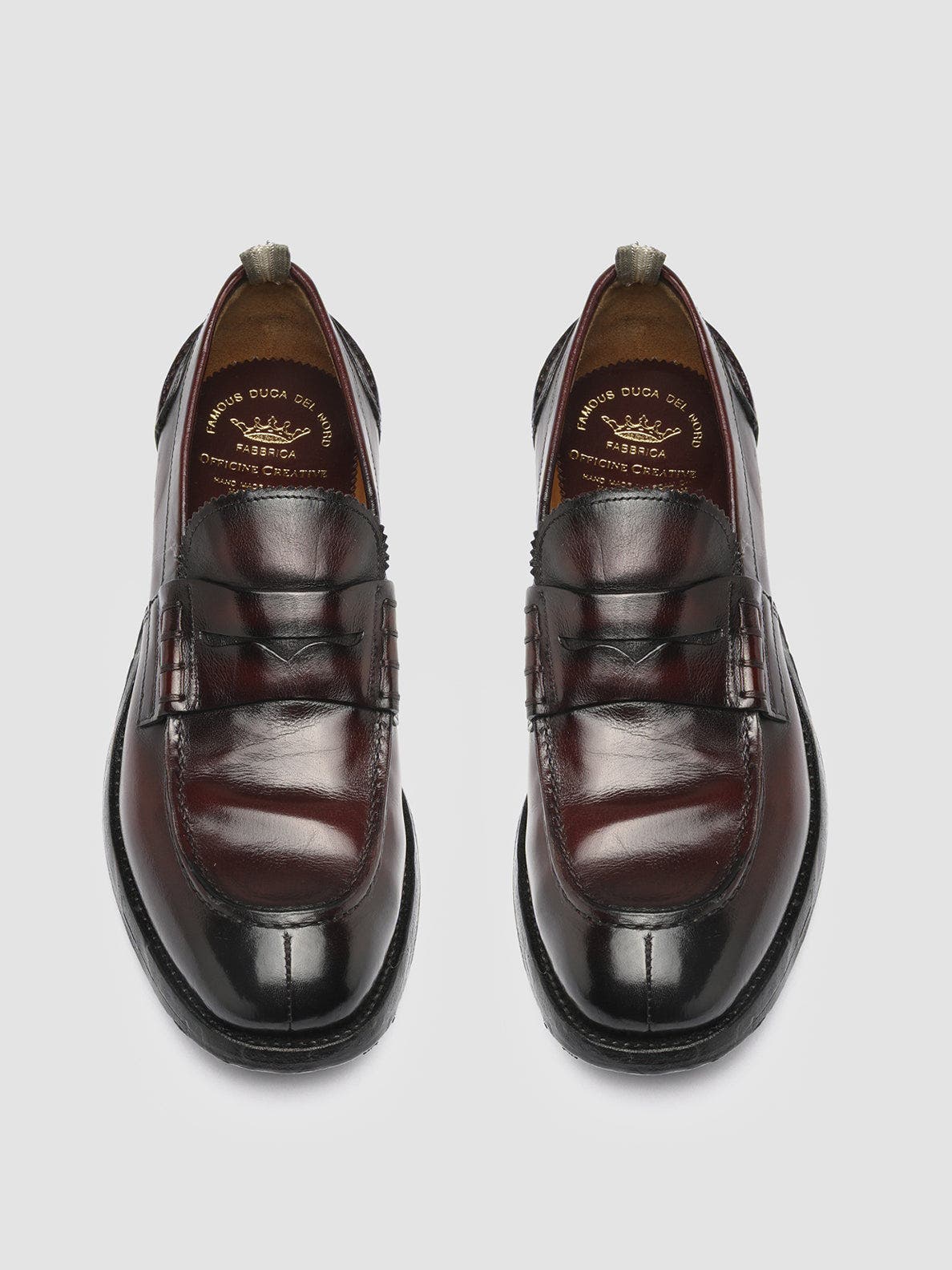 Balance 011 Leather Penny Loafers, Alternate, color, Burgundy