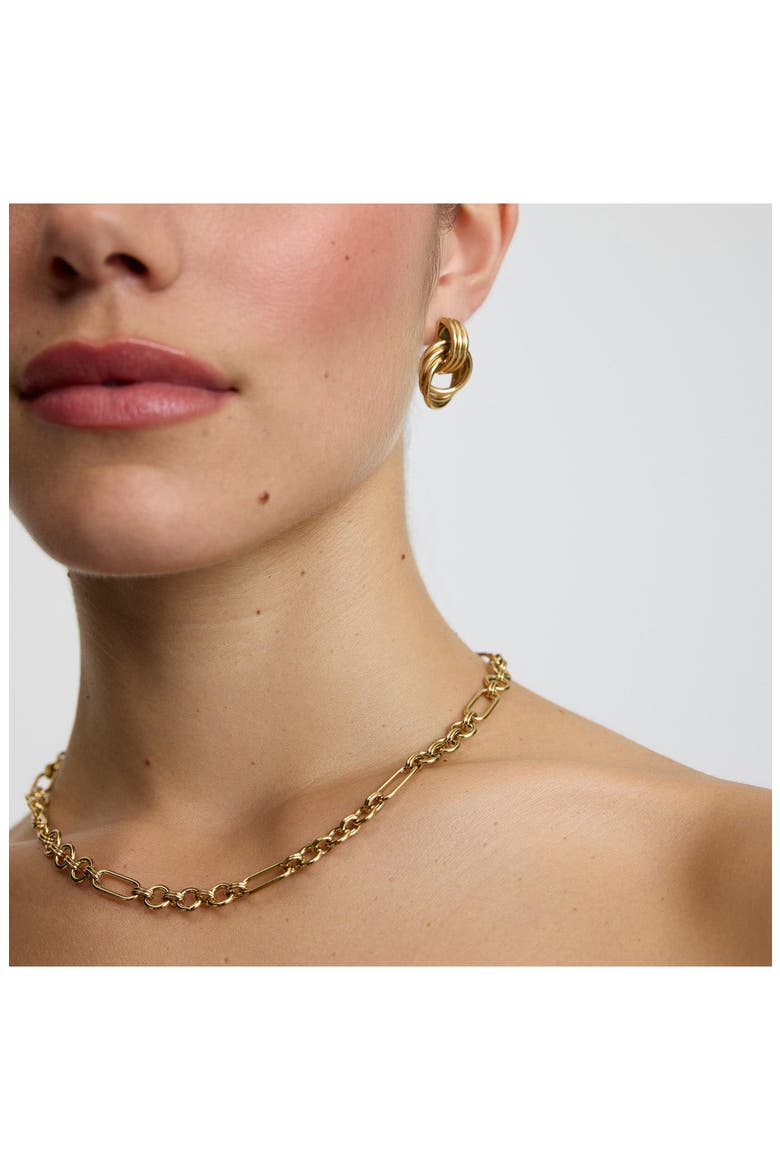 Eternal Link Chain Necklace, Alternate, color, GOLD