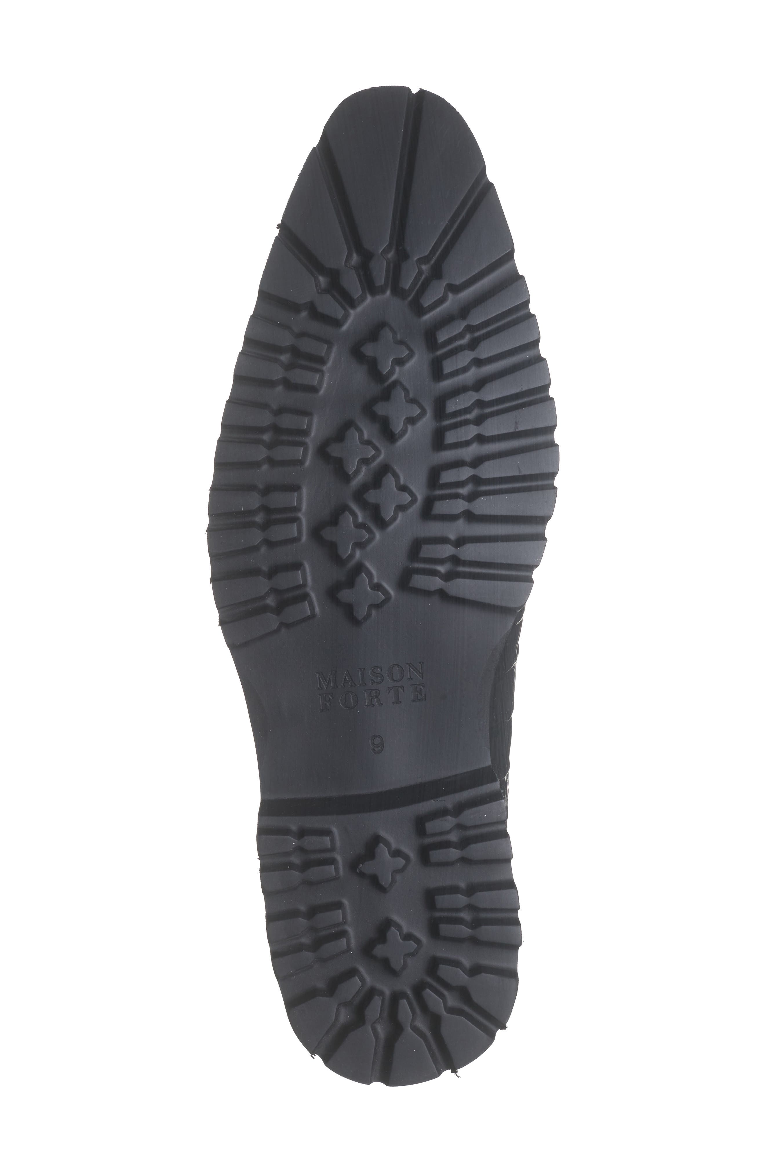 Maison Forte Centurion Croc Embossed Derby, Alternate, color, 