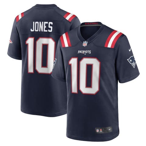 Men's Nike Mac Jones Navy New England Patriots 2021 NFL Draft First Round Pick Game Jersey