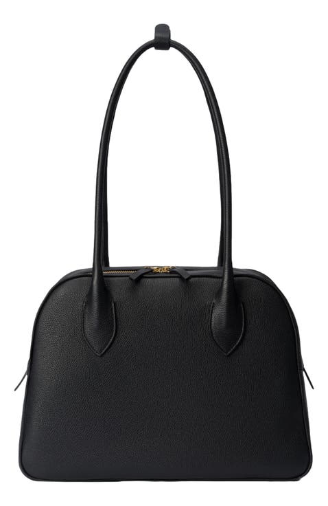 Leather Autostrada Tote Bag