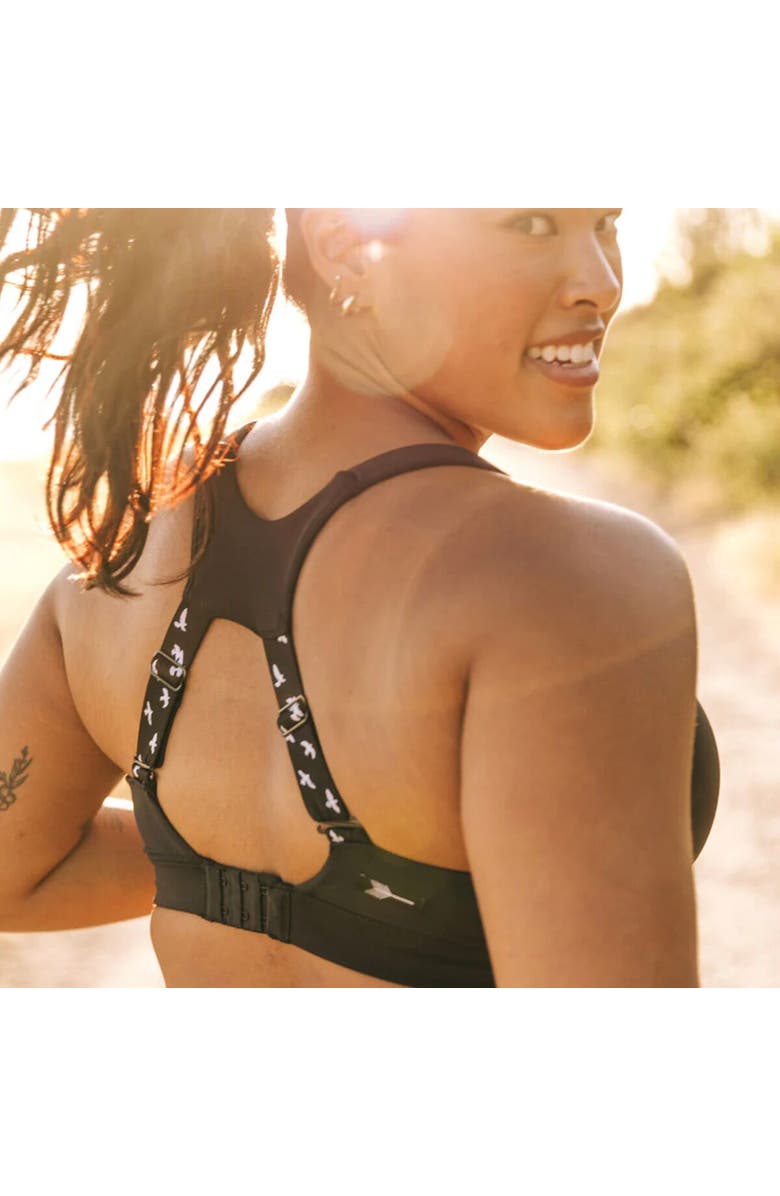Oiselle Boom Bra - Women's, Alternate, color, Black