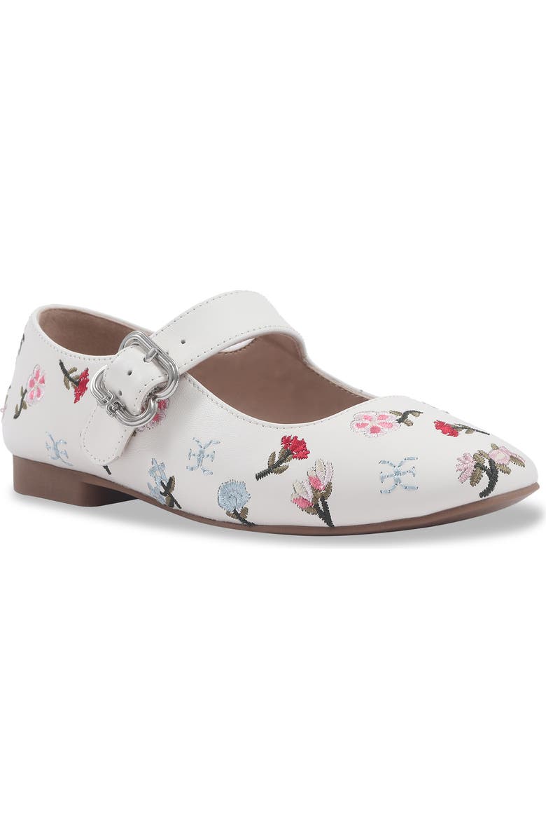 Sam Edelman Kids' Michaela Embroidered Mary Jane Flat, Main, color, Floral