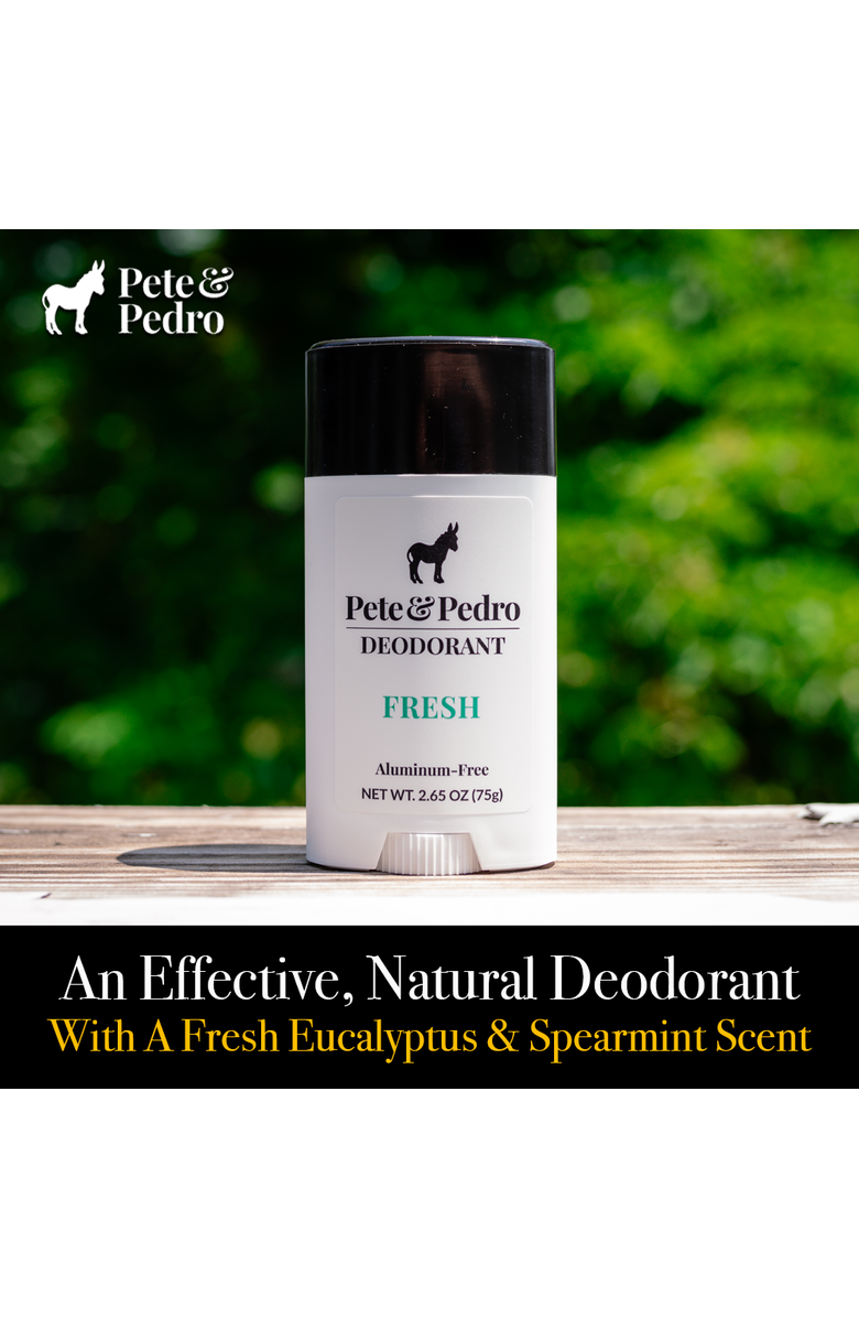 Pete & Pedro FRESH Natural Deodorant, Alternate, color, NO COLOR