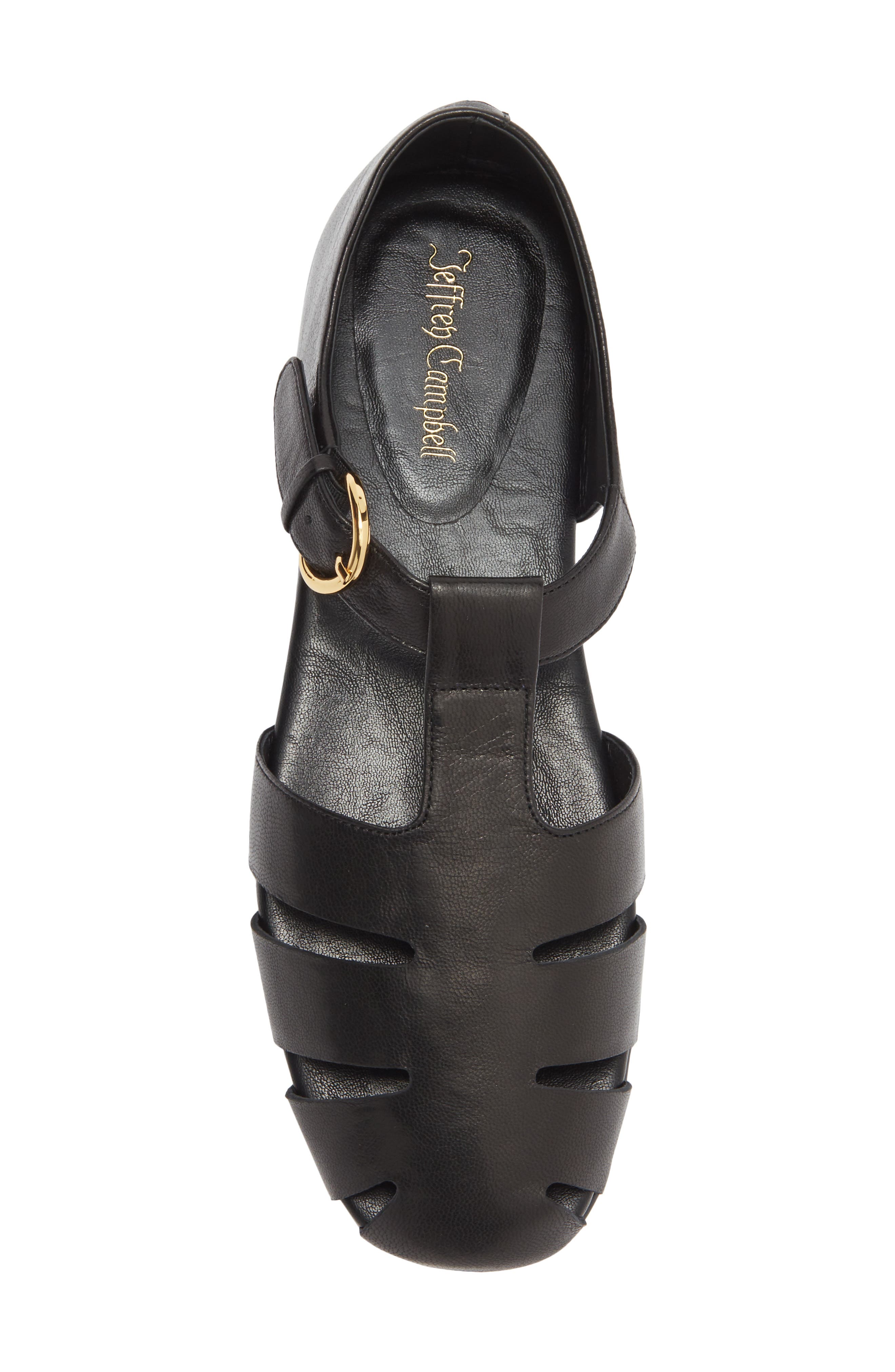 Jeffrey Campbell Theorize Sandal, Alternate, color, Black