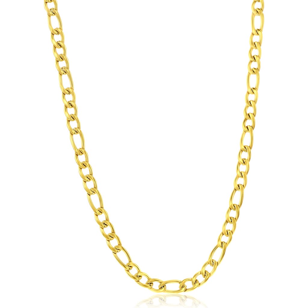 Blackjack 4mm Figaro Chain Necklace