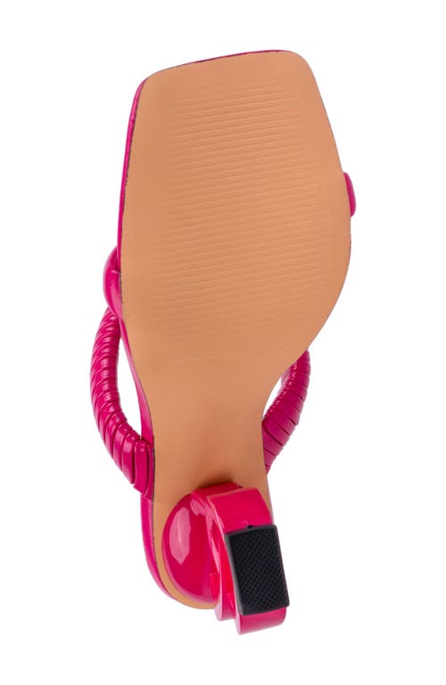Ninety Union Raddle Square Toe Sandal In Pink