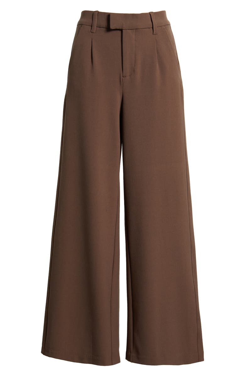 Wit & Wisdom Skyrise Wide Leg Pants, Alternate, color, Mocha