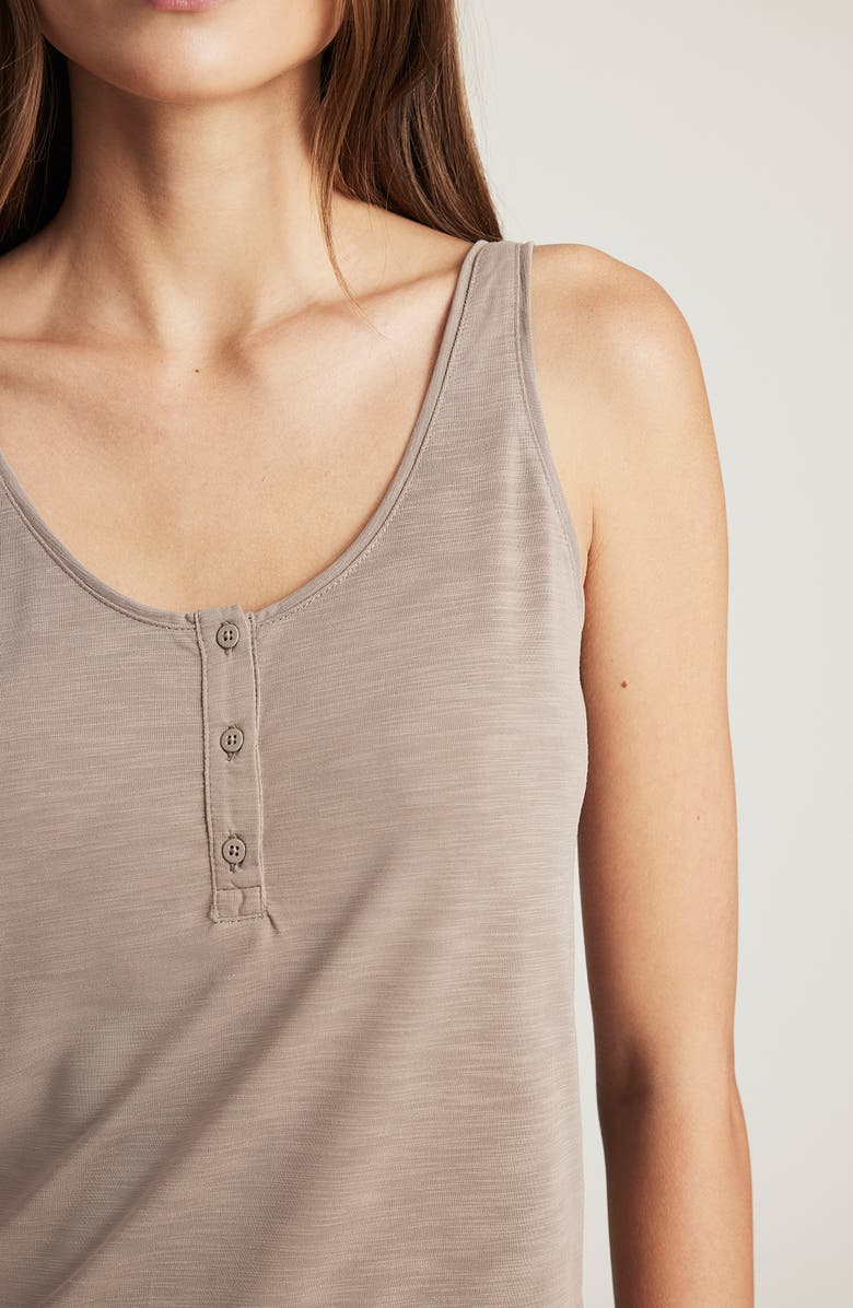 Mavi Jeans Henley Tank, Alternate, color, 