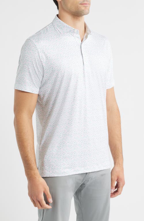 Johnnie-o Marietta Featherweight Prep-formance Jersey Polo In Multi