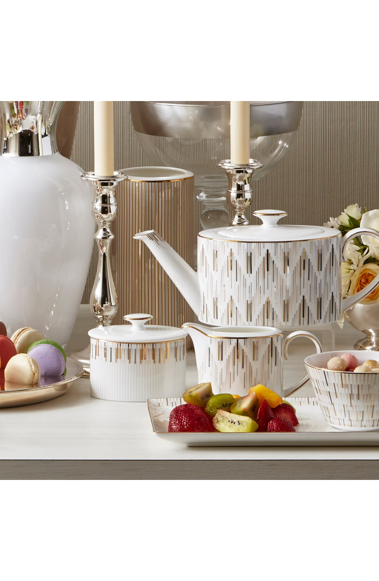 Prouna Luminous Sugar Bowl, Alternate, color, White