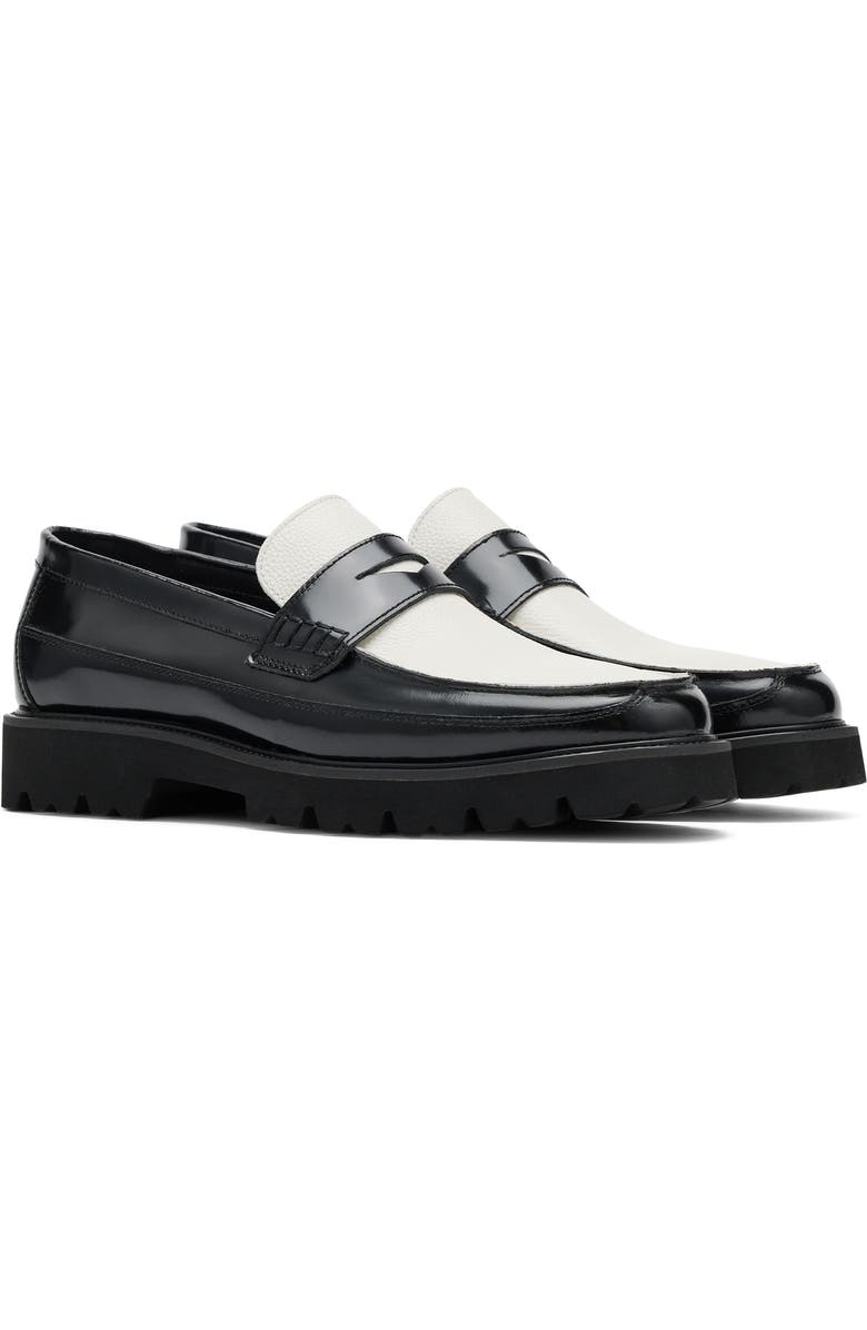 MARC NOLAN Adler Lug Sole Penny Loafer, Main, color,