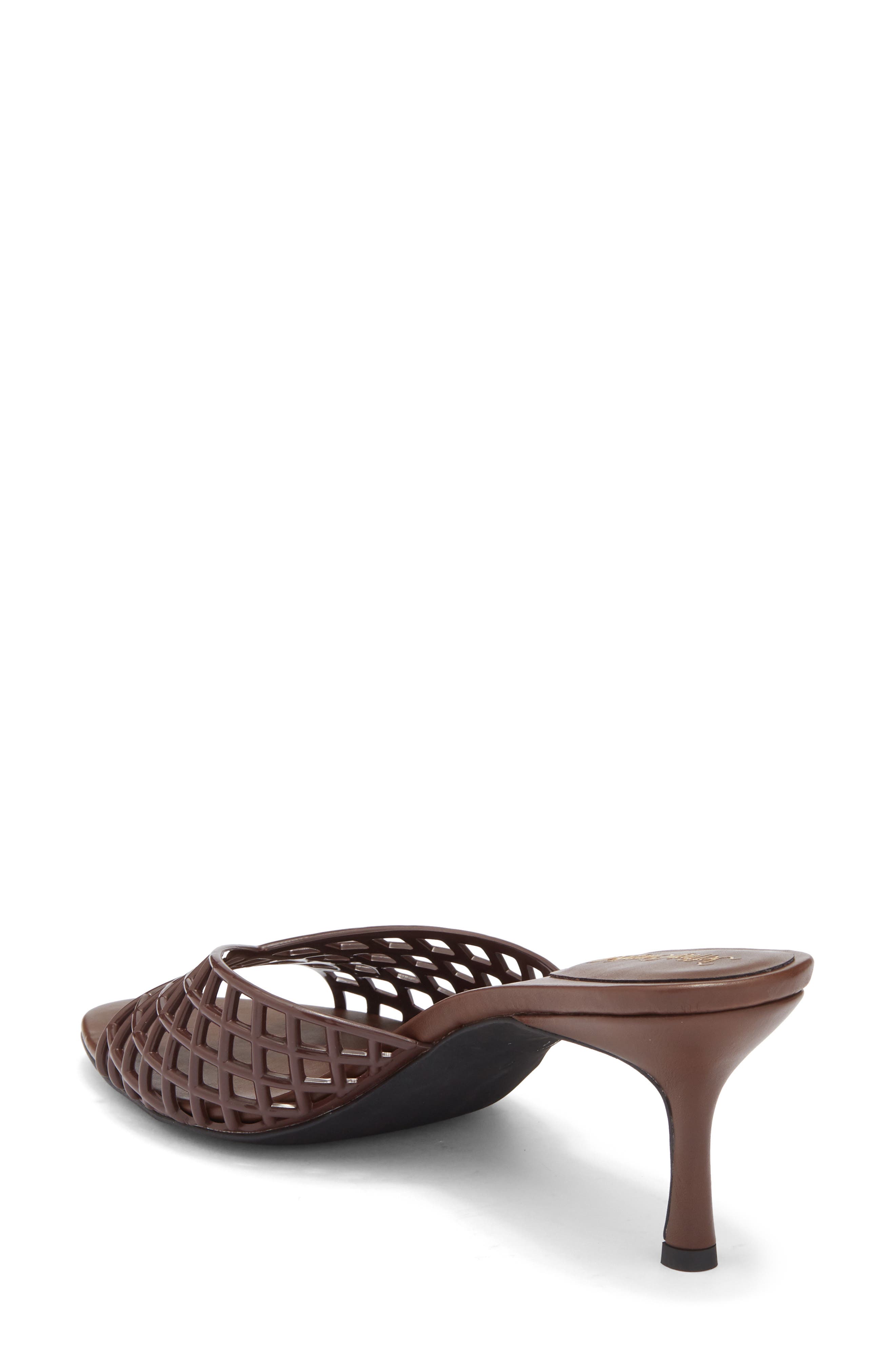 Seablue Jelly Slide Sandal, Alternate, color, BROWN