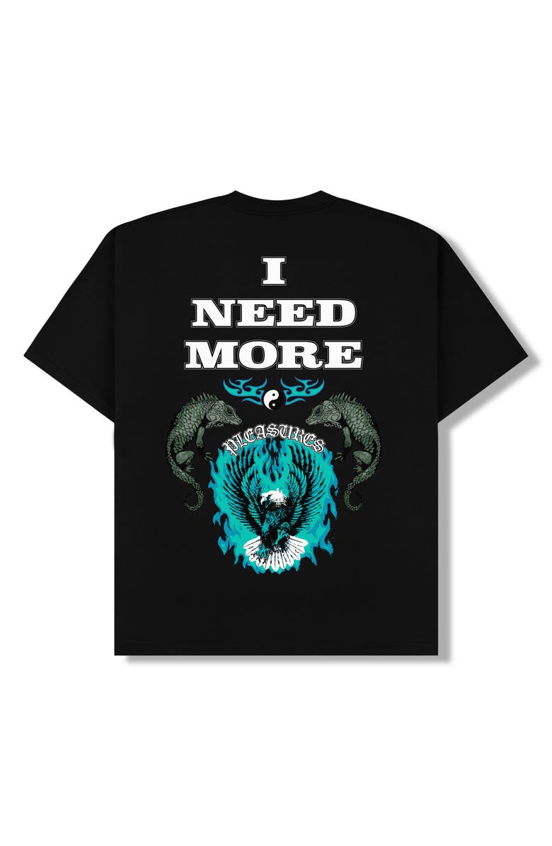 PLEASURES Need Graphic T-Shirt, Main, color, Black