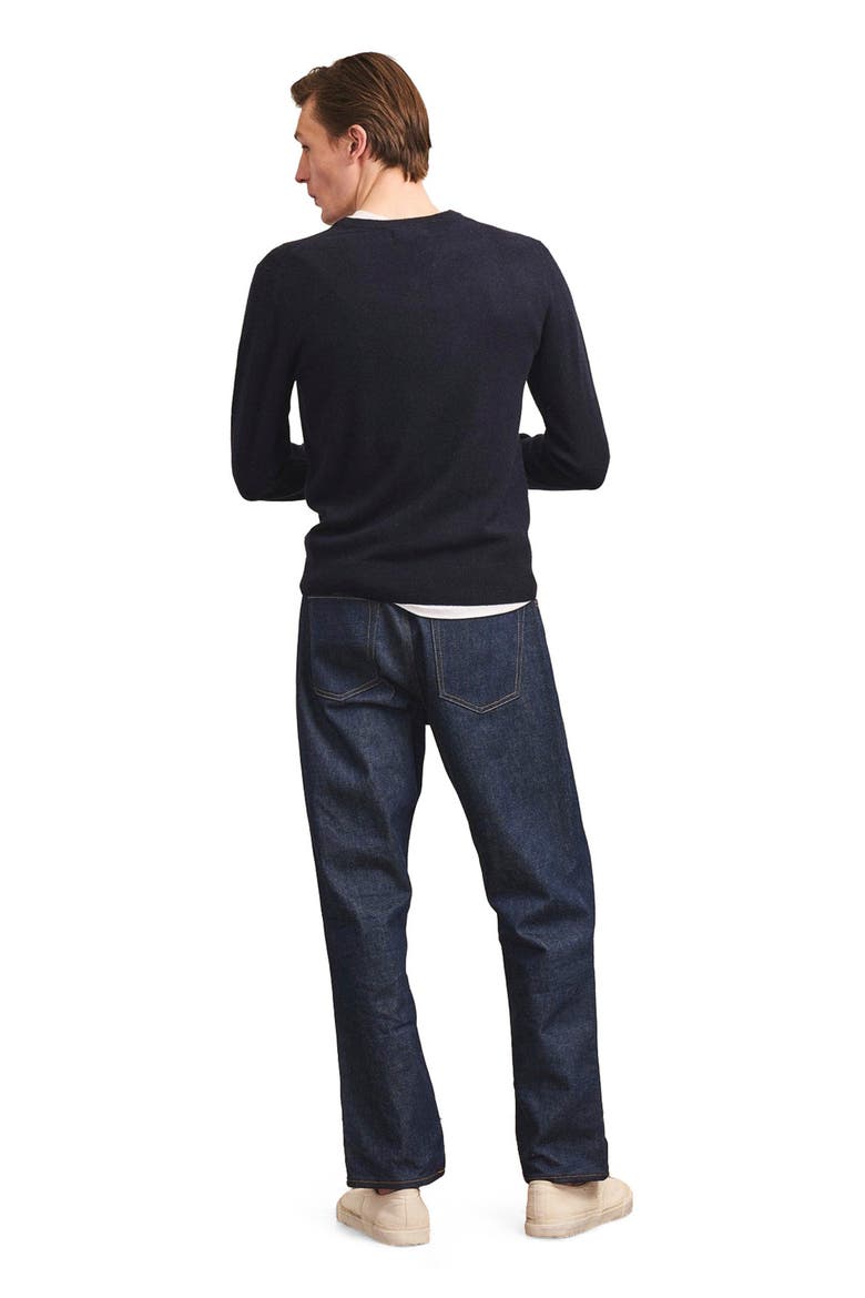 The Original Cashmere V-Neck Sweater, Alternate, color, Navy