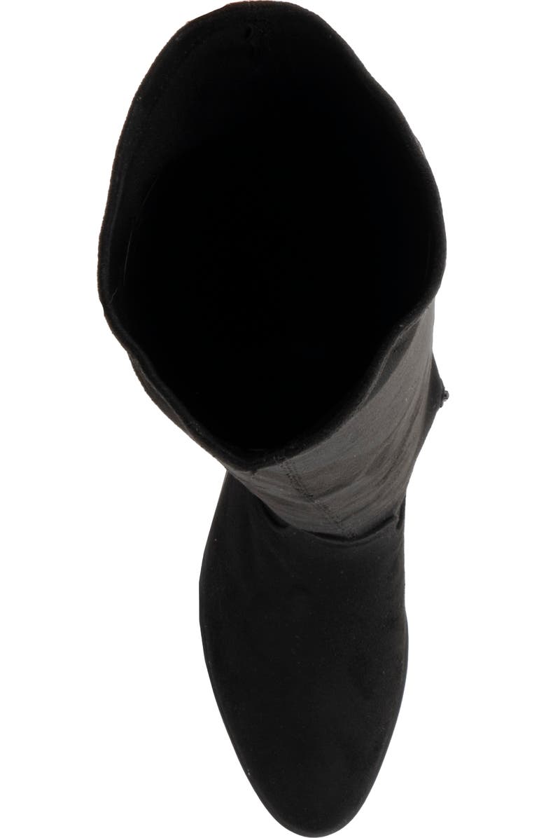 NEW YORK AND COMPANY Rana Faux Suede Tall Boot, Alternate, color, Black