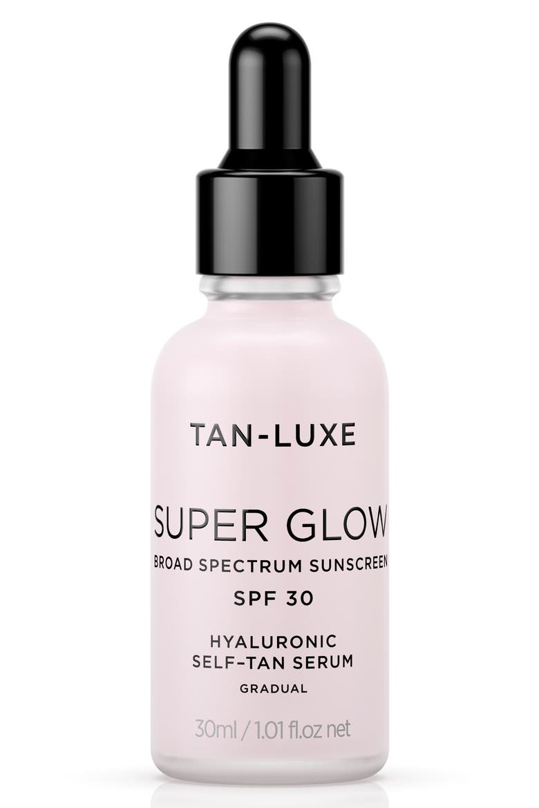 Super Glow SPF 30 Self-Tan Face Serum, Main, color, NO COLOR