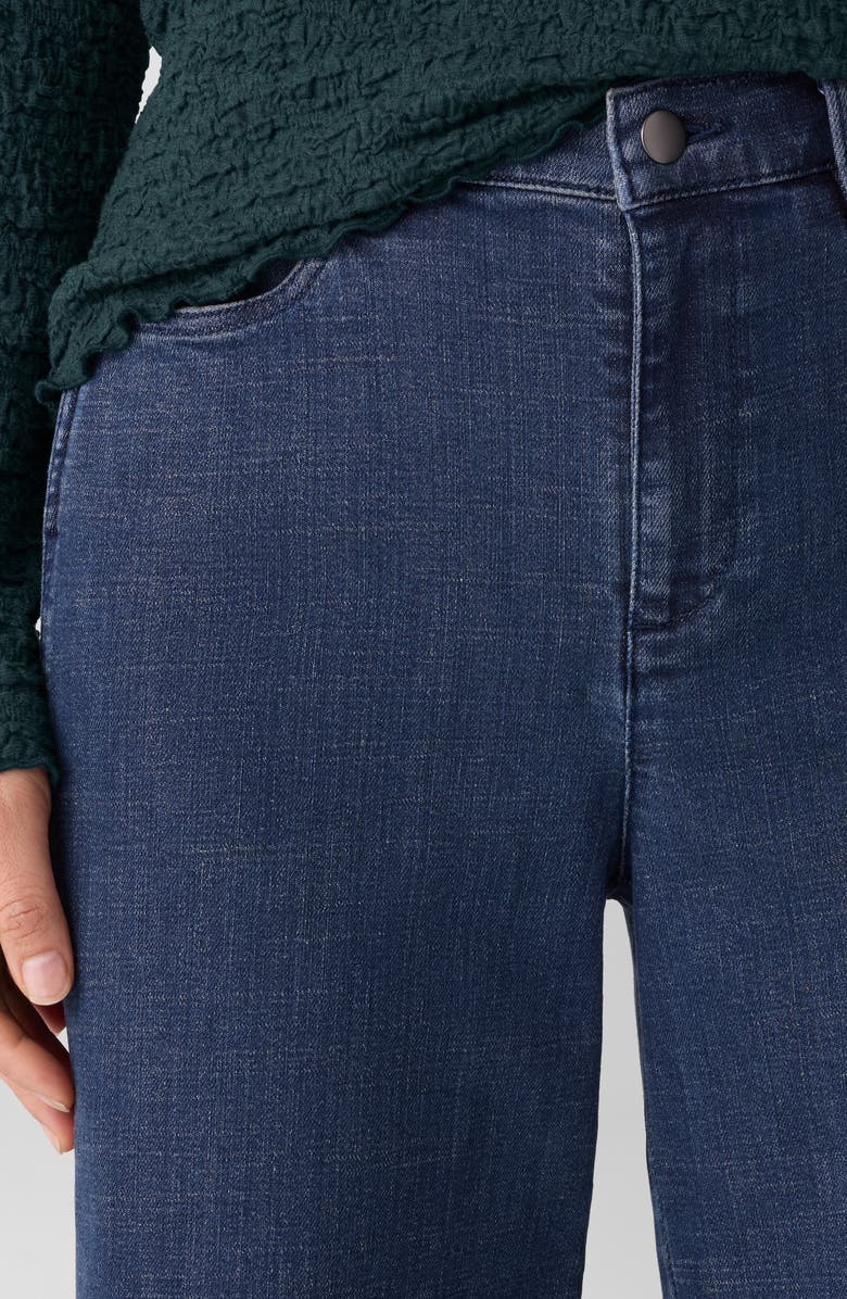 Eileen Fisher Wide Leg Jeans, Alternate, color, Midnight Indigo