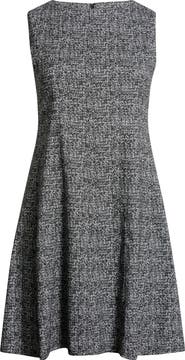 KASPER Multi Seam Fit and Flare Dress