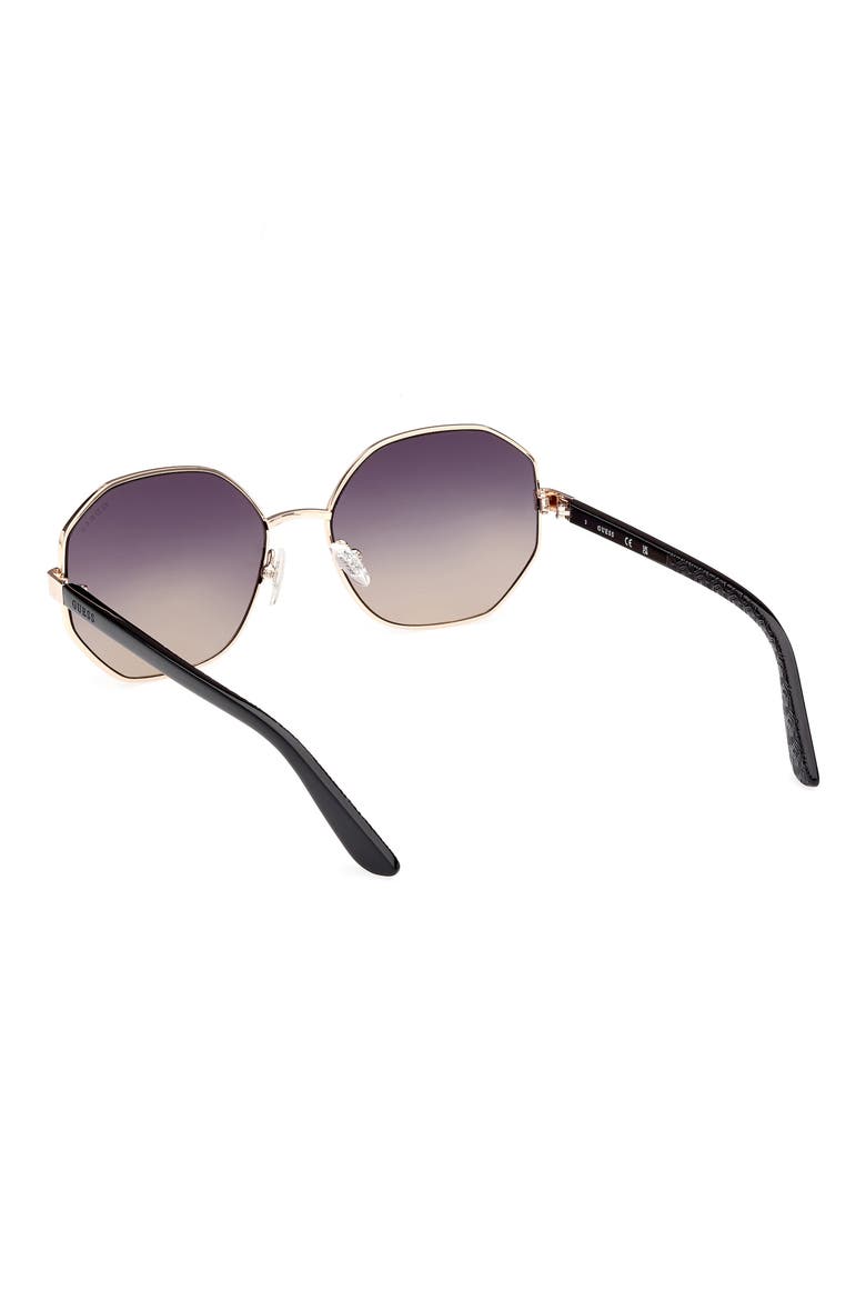 Geometric Sunglasses, Alternate, color, BLACK/ OTHER / GRADIENT SMOKE