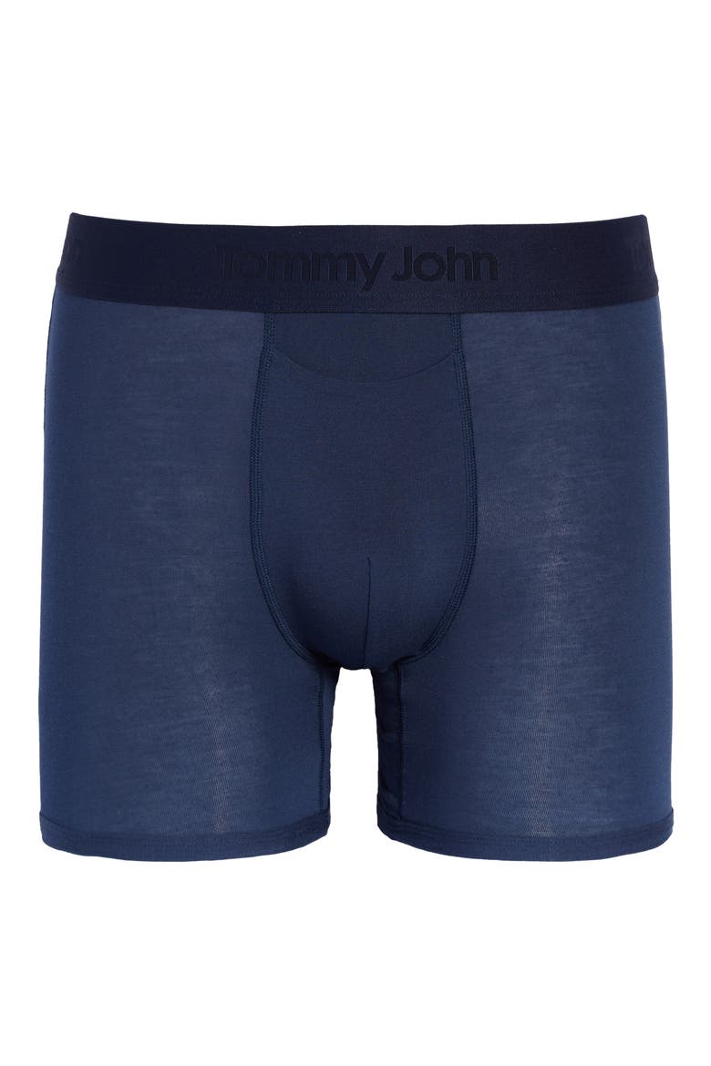 Second Skin 4-Inch Boxer Briefs, Alternate, color, DRESS BLUES