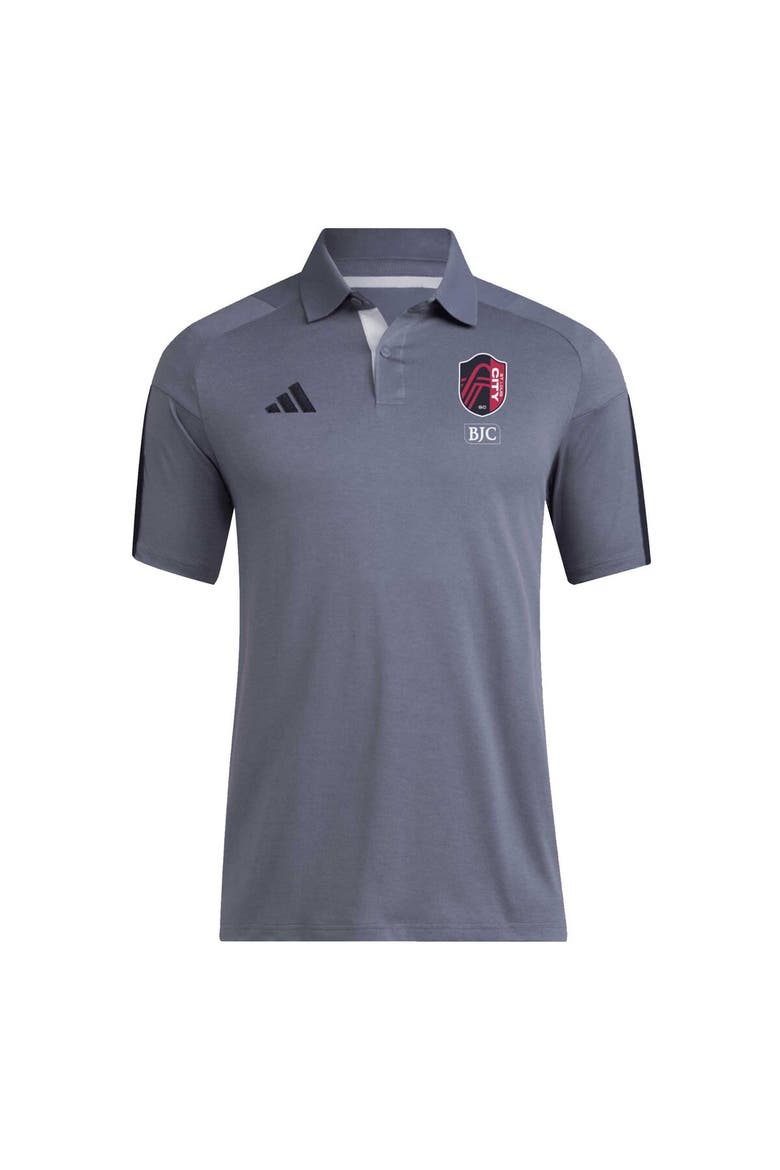 Men's adidas Gray St. Louis City SC 2024 Training Polo, Alternate, color, Gray