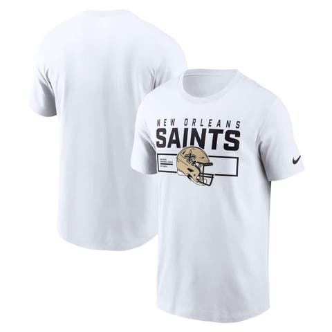 Men's Nike White New Orleans Saints Primetime Helmet Essential T-Shirt