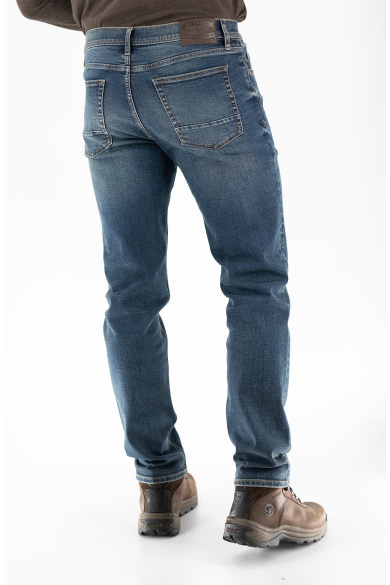 Slim Straight Leg Jeans, Alternate, color, BURKE