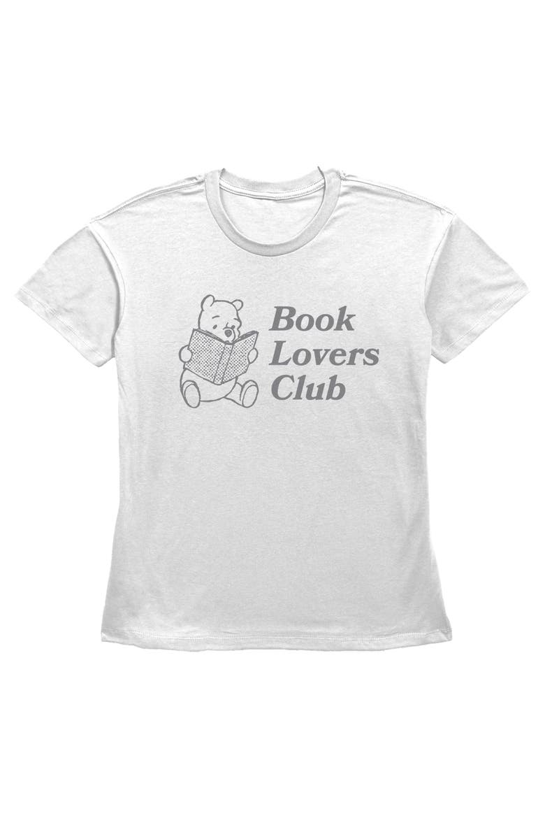 Women's Book Lovers Club Short Sleeve T-Shirt, Main, color, White