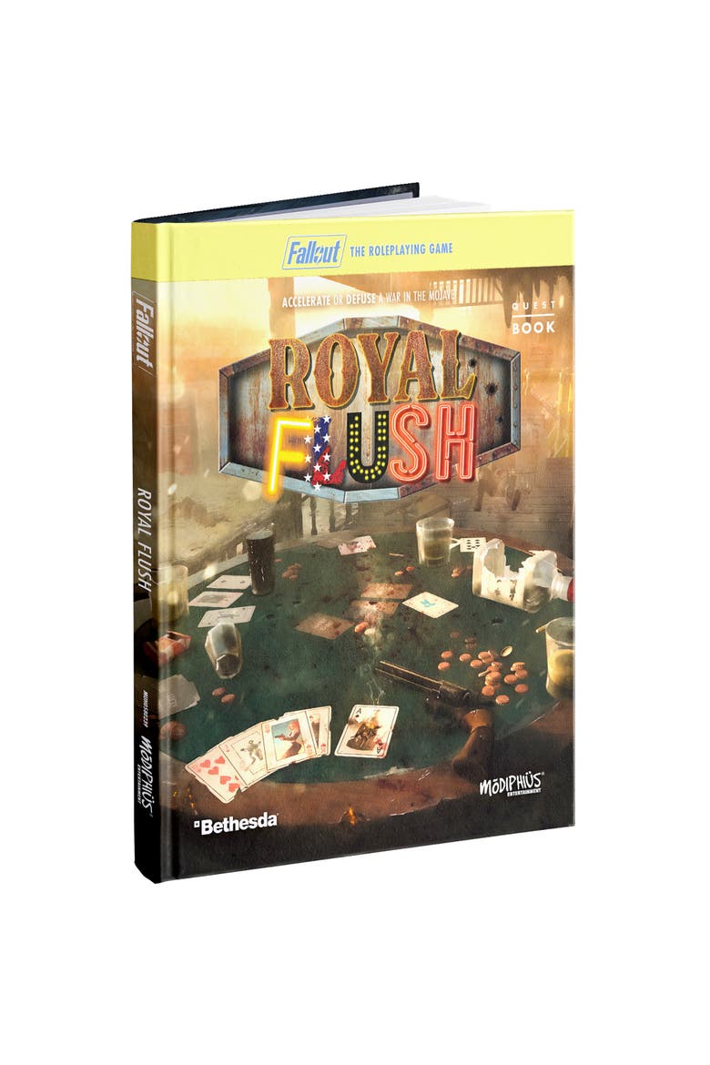 Modiphius Entertainment Fallout The Roleplaying Game - Royal Flush Quest Book, Main, color, Multicolored