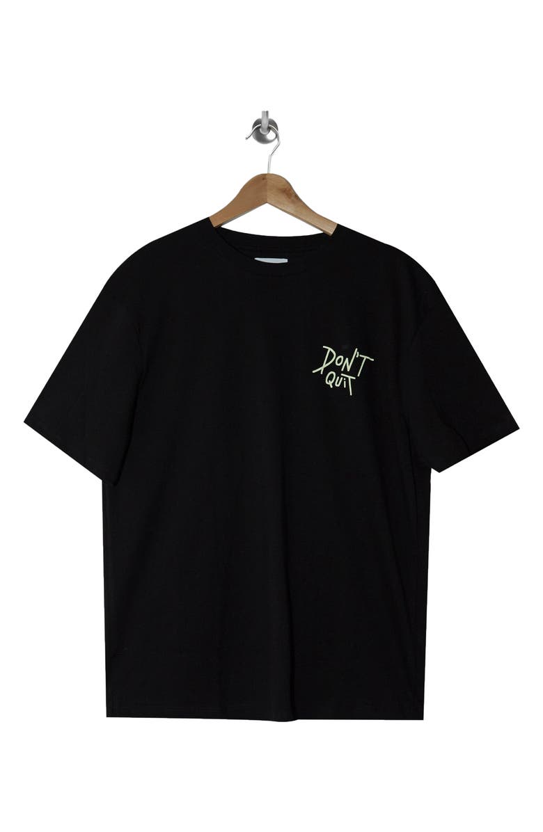Topman Don't Quit Graphic Tee, Alternate, color, 