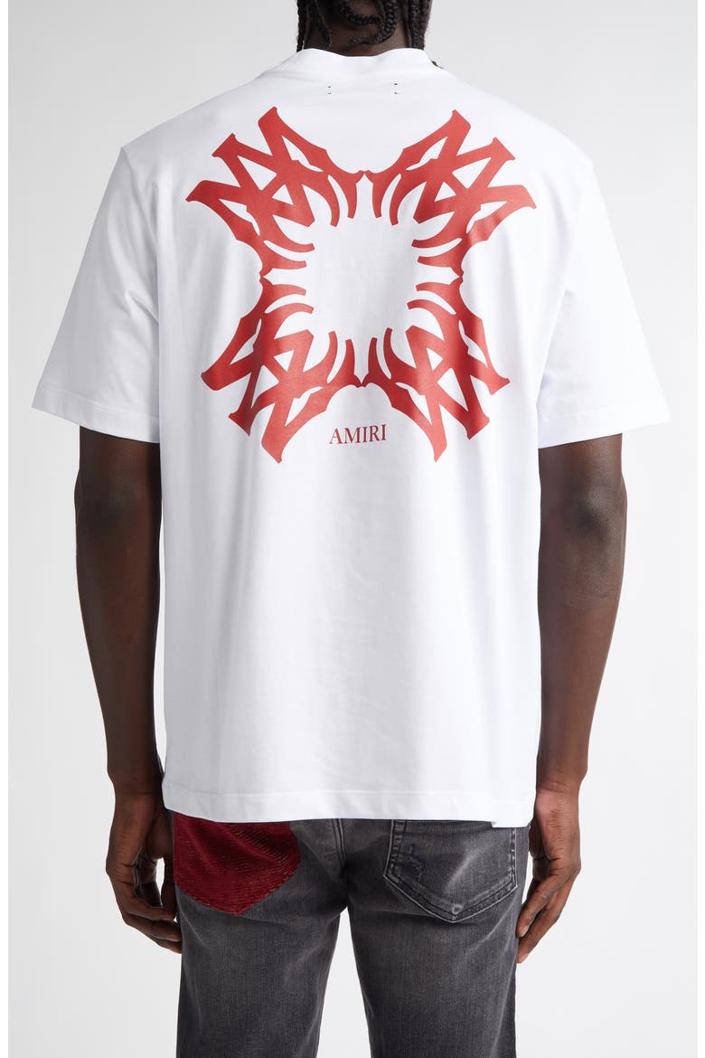 Quad Logo Cotton Graphic T-Shirt, Alternate, color, WHITE